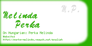 melinda perka business card